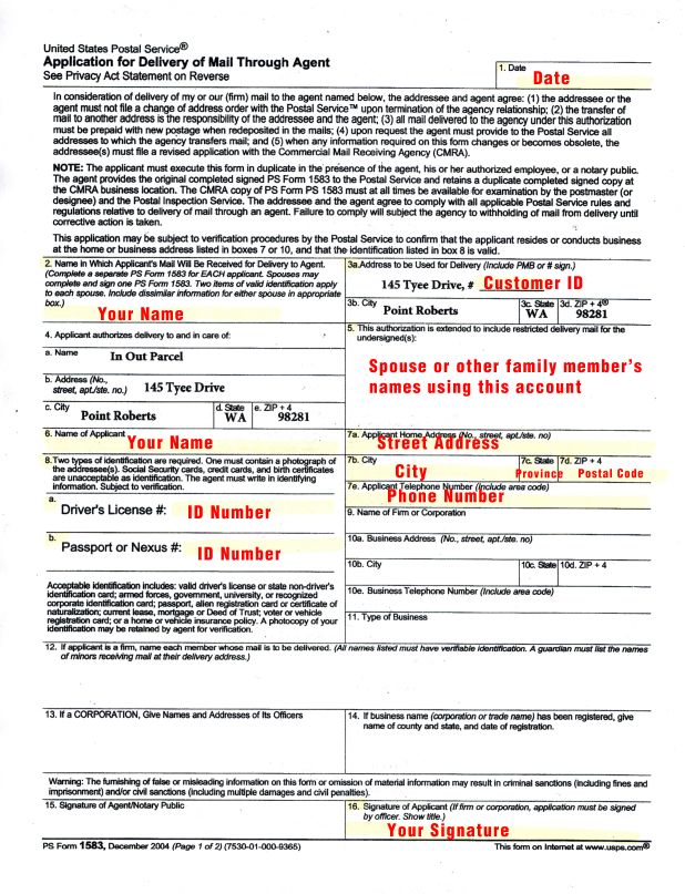 How To Complete The USPS Form 1583 In 3 Minutes